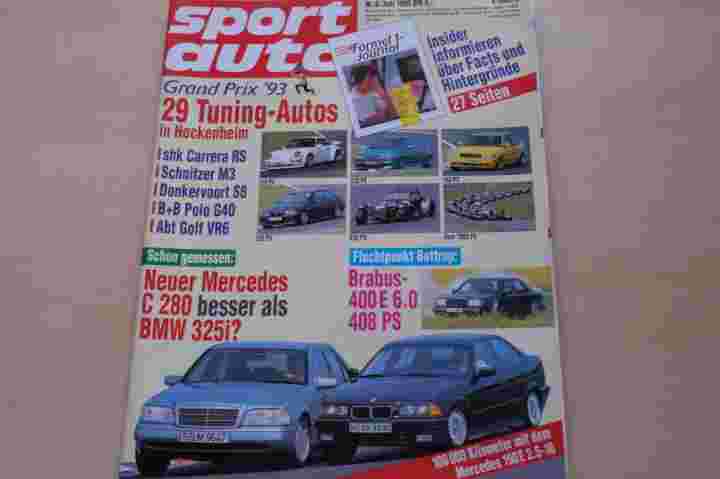 Deckblatt Sport Auto (06/1993)